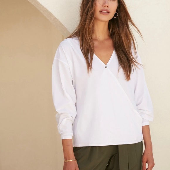 ADAY Tops - ADAY That's A Wrap Top M